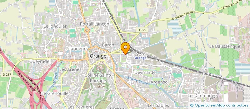 localisation de l'entreprise SOCIETE DE GESTION MAS ANDRE à ORANGE