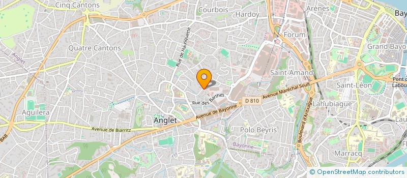 localisation de l'entreprise SOCIETE DE GESTION SAPAM à ANGLET