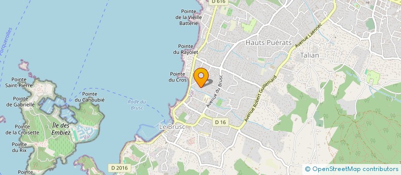 localisation de l'entreprise SOCIETE DE GESTION VIALA à SIX-FOURS-LES-PLAGES