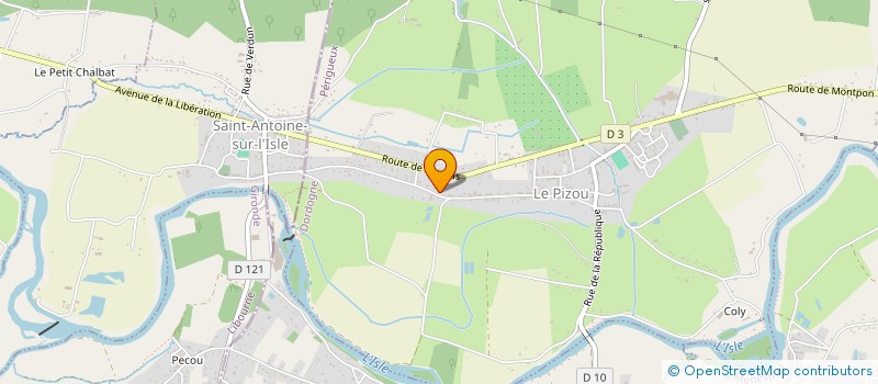 localisation de l'entreprise SOCIETE DE GOUDRONNAGE POUR LES PARTICULIERS à MOULIN-NEUF