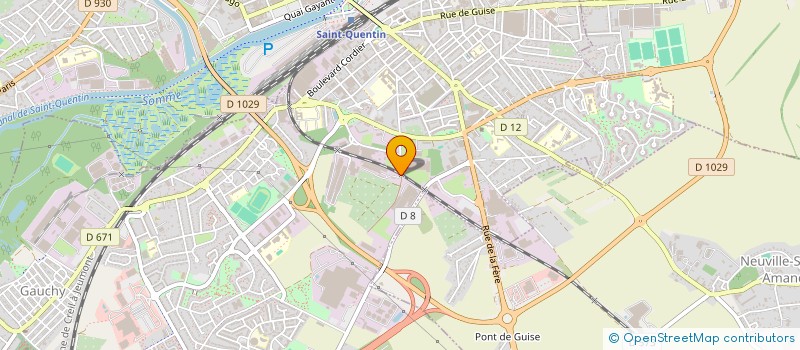 localisation de l'entreprise SOCIETE DE GRENAILLAGE ET PEINTURE SGP à GAUCHY