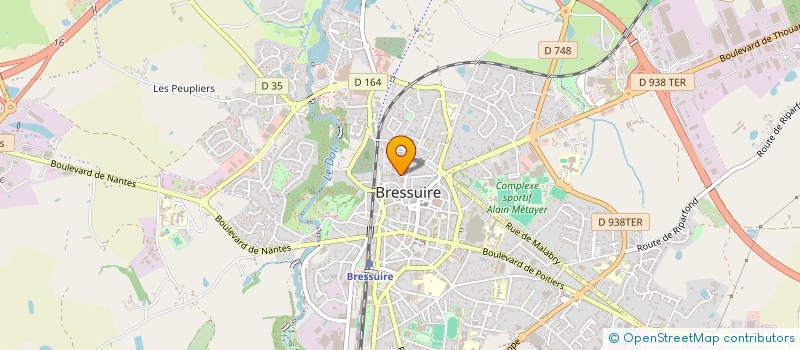 localisation de l'entreprise SOCIETE DE GYNECOLOGIE, D'OBSTETRIQUE ET DE PERINATOLOGIE BRESSUIRAISE  BRESSUIRE