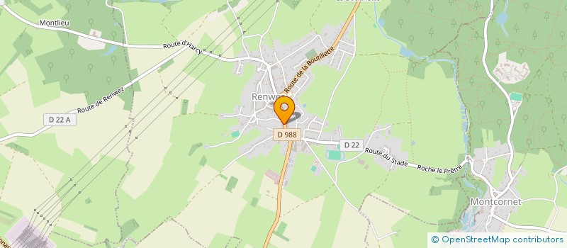 localisation de l'entreprise SOCIETE DE JARDINS OUVRIERS ' LA PAIX SOCIALE '  RENWEZ