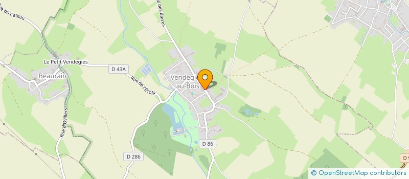 localisation de l'entreprise SOCIETE DE JEUNESSE à VENDEGIES-AU-BOIS