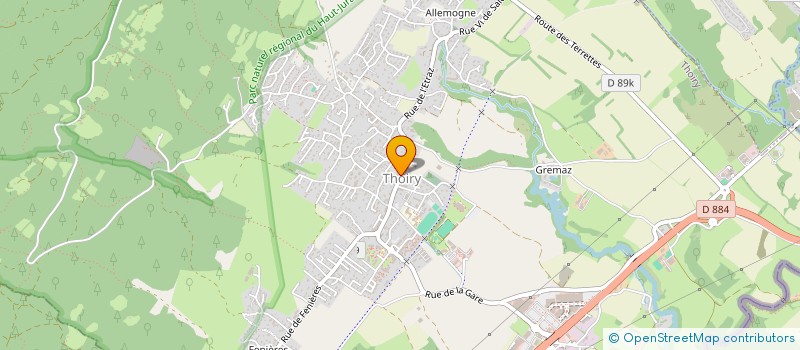 localisation de l'entreprise SOCIETE DE JEUNESSE DE FENIERES  THOIRY