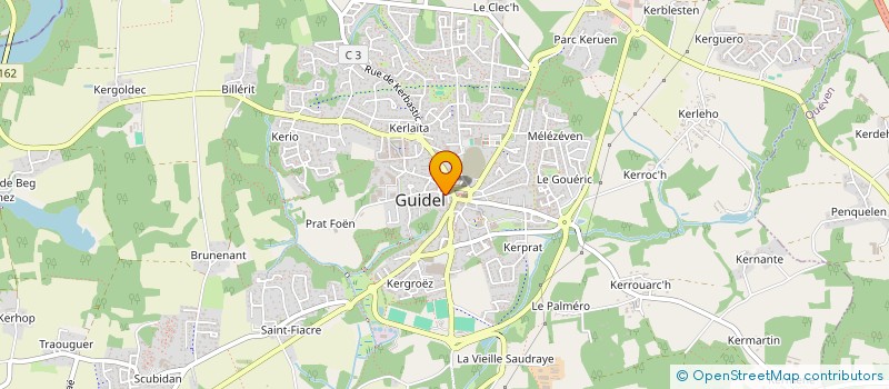 localisation de l'entreprise SOCIETE DE KERHUEN  GUIDEL