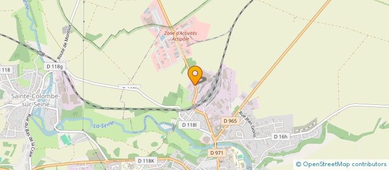 localisation de l'entreprise SOCIETE DE L'ABATTOIR CHATILLONNAIS  CHATILLON-SUR-SEINE