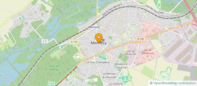 localisation de l'entreprise SOCIETE DE L'AMICALE DES SAPEURS-POMPIERS DE MENNECY à MENNECY