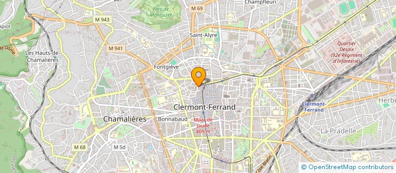 localisation de l'entreprise SOCIETE DE L ANGE  CLERMONT-FERRAND