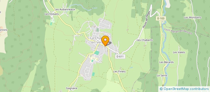 localisation de l'entreprise SOCIETE DE L'HOTEL BELLIER DE LA CHAPELLE EN VERCORS à LA CHAPELLE-EN-VERCORS