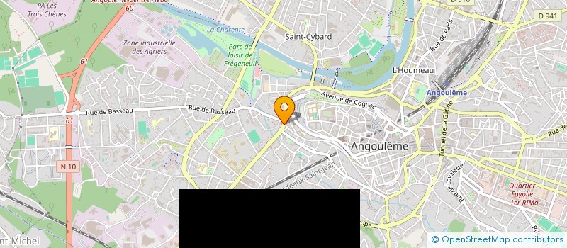 localisation de l'entreprise SOCIETE DE L HOTEL DE BORDEAUX à ANGOULEME