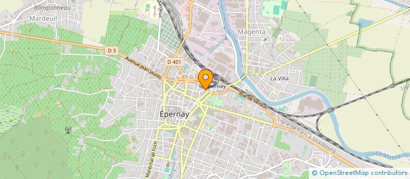 localisation de l'entreprise SOCIETE DE L'HOTEL DE LA CLOCHE à EPERNAY