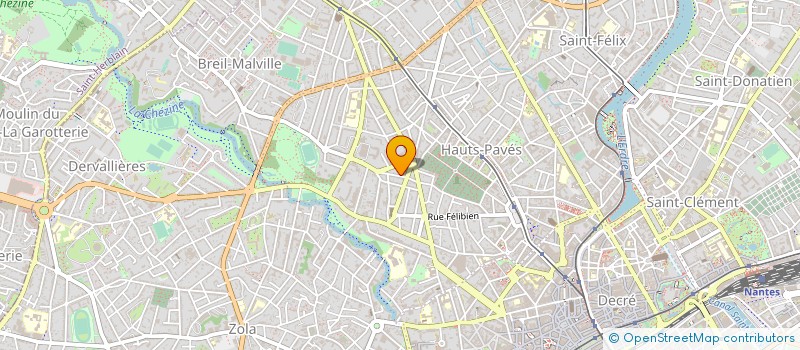 localisation de l'entreprise SOCIETE DE L'HOTEL DESIGN DE CHAMBRAY à NANTES