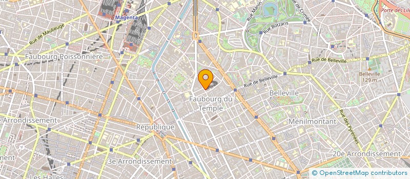 localisation de l'entreprise SOCIETE DE L'HOTEL DU GLOBE à PARIS