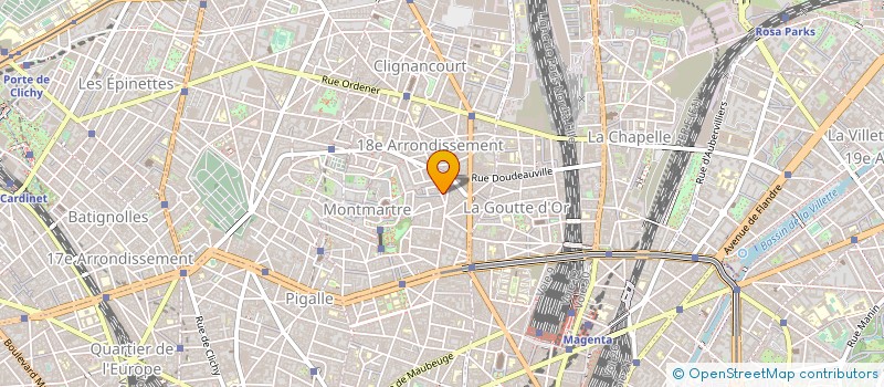 localisation de l'entreprise SOCIETE DE L'HOTEL DU SACRE COEUR à PARIS
