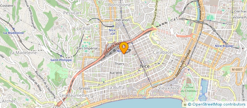 localisation de l'entreprise SOCIETE DE L'HOTEL DURANTE à NICE