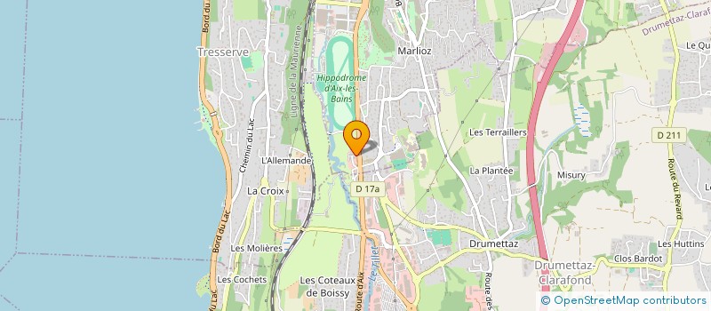 localisation de l'entreprise SOCIETE DE L'HOTEL GRIL D'AIX LES BAINS à AIX-LES-BAINS