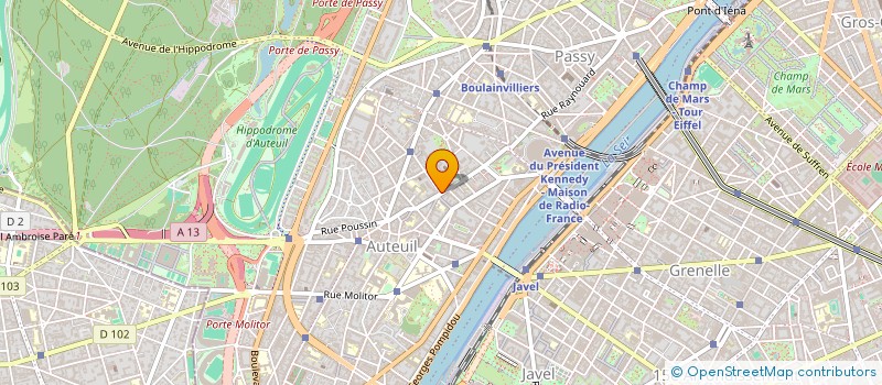 localisation de l'entreprise SOCIETE DE L'HOTEL RIBERA  PARIS