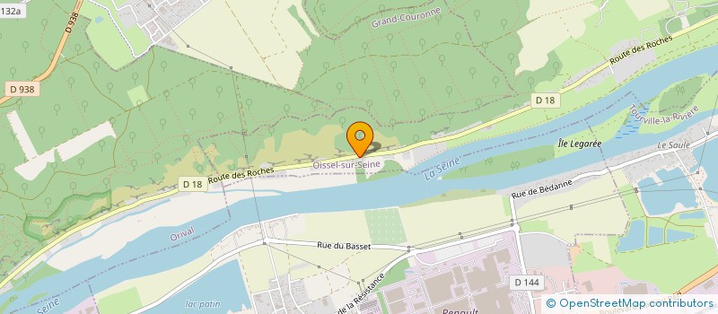 localisation de l'entreprise SOCIETE DE L'ILE D'OR  OISSEL