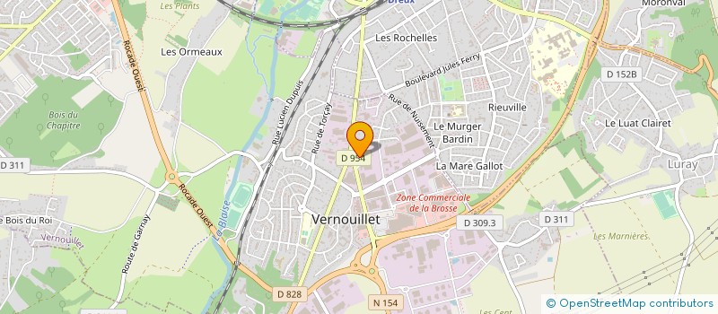 localisation de l'entreprise SOCIETE DE L IMPRIMERIE MODERNE DE DREUX à VERNOUILLET