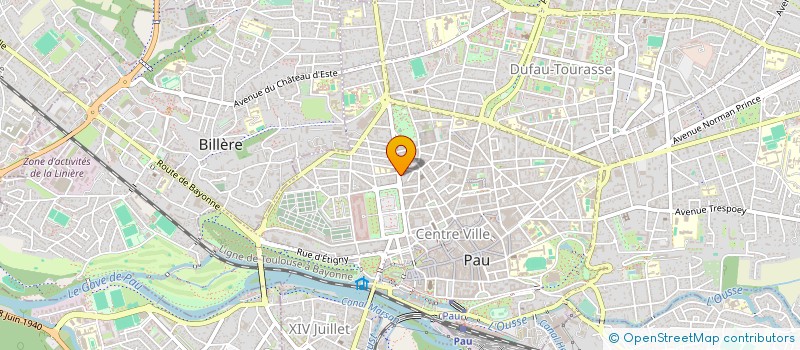 localisation de l'entreprise SOCIETE DE L'INDUSTRIE LAITIERE à PAU