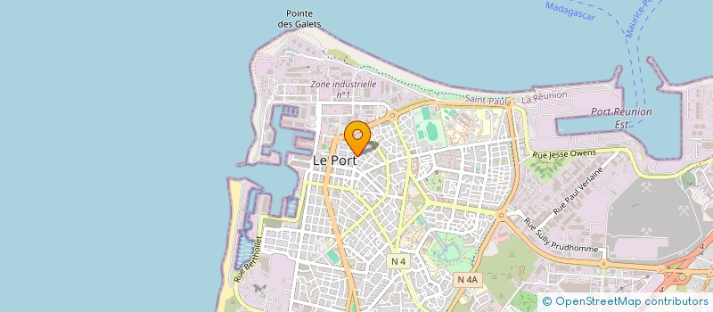 localisation de l'entreprise SOCIETE DE L'OCEAN INDIEN  LE PORT