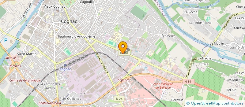 localisation de l'entreprise SOCIETE DE LA BELLE ALLEE à CHATEAUBERNARD