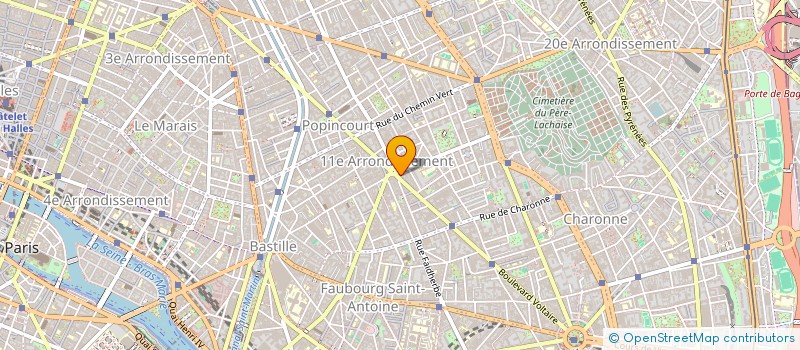 localisation de l'entreprise SOCIETE DE LA BLANCHISSERIE DU MT BLANC  PARIS