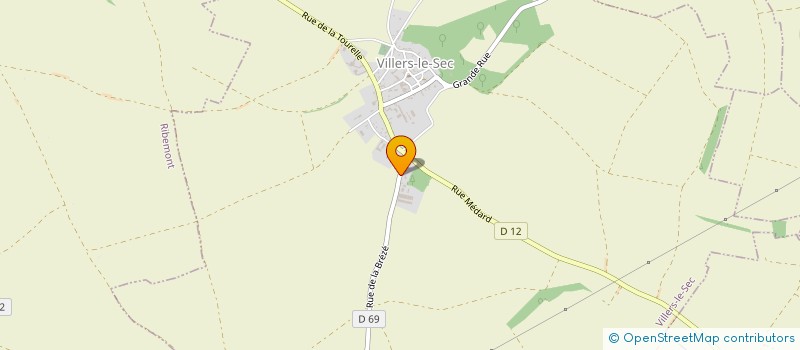 localisation de l'entreprise SOCIETE DE LA BREZE à VILLERS-LE-SEC