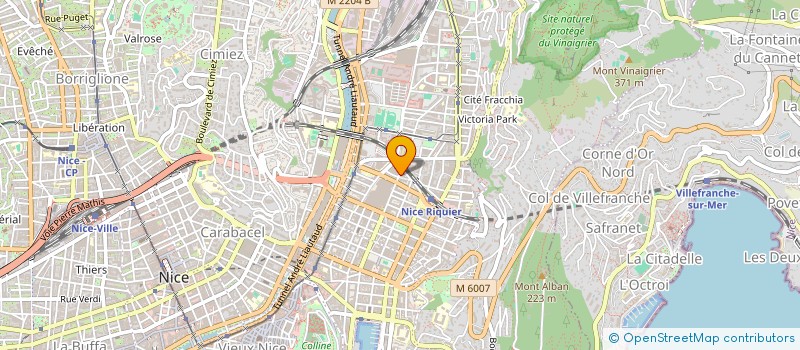 localisation de l'entreprise SOCIETE DE LA CARROSSERIE AZUREENNE à NICE