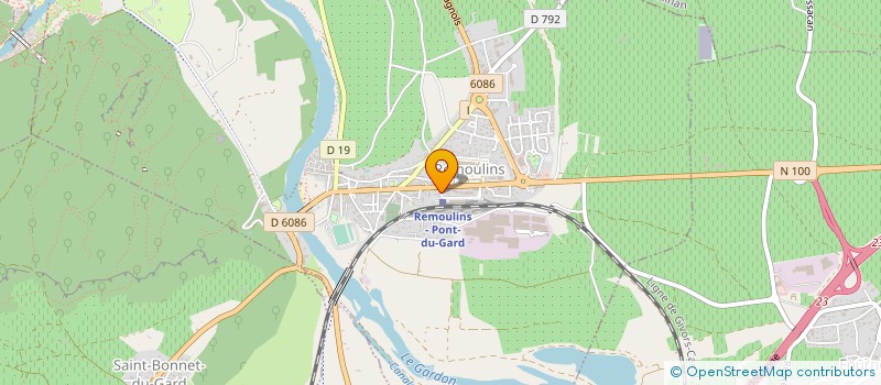 localisation de l'entreprise SOCIETE DE LA GARE  REMOULINS