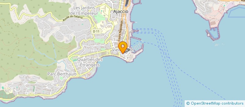 localisation de l'entreprise SOCIETE DE LA GRANGE DE SAN-CARLO à AJACCIO
