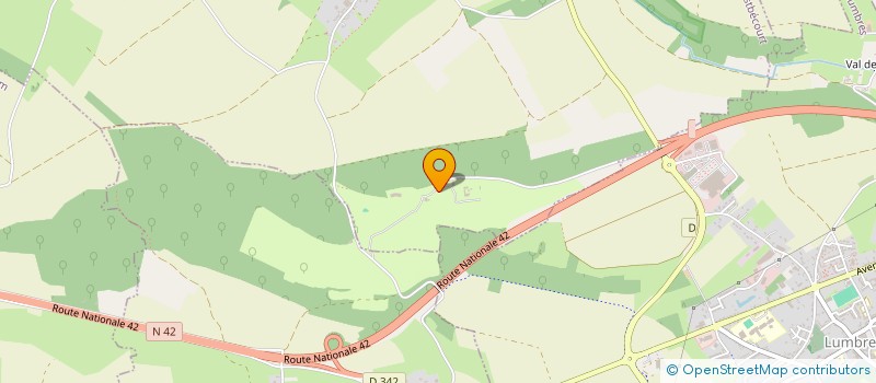 localisation de l'entreprise SOCIETE DE LA HAUTE DREVE  ACQUIN-WESTBECOURT