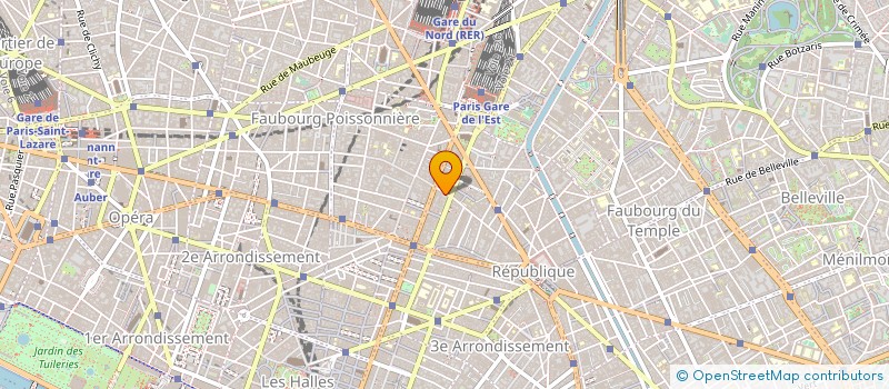 localisation de l'entreprise SOCIETE DE LA PAPETERIE GARNIER à PARIS