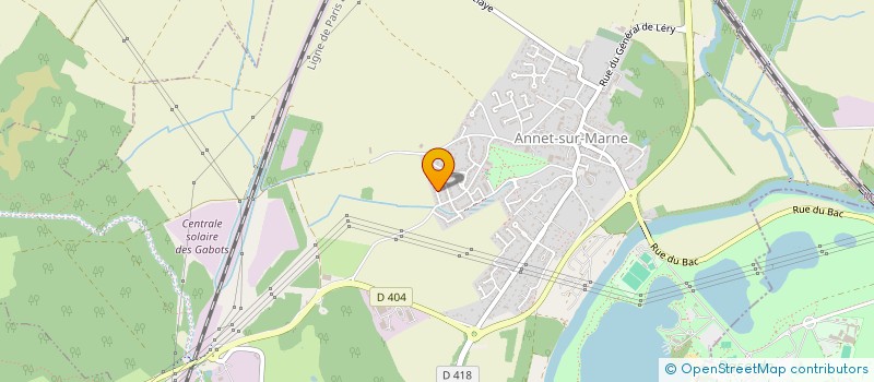 localisation de l'entreprise SOCIETE DE LA RUE PIGERON à ANNET-SUR-MARNE