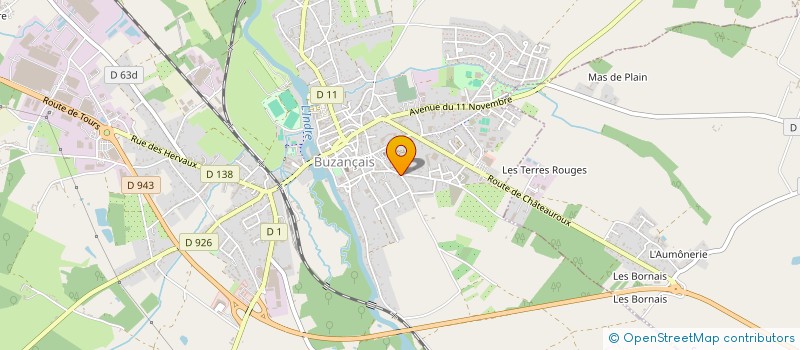localisation de l'entreprise SOCIETE DE LA SAINT ELOI à BUZANCAIS