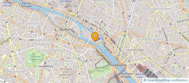 localisation de l'entreprise SOCIETE DE LA TOURNELLE DE BETHUNE  PARIS