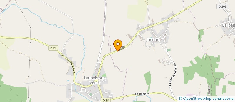 localisation de l'entreprise SOCIETE DE LAITERIE D'EQUIPEMENT ET D'ELEVAGE  JANDUN