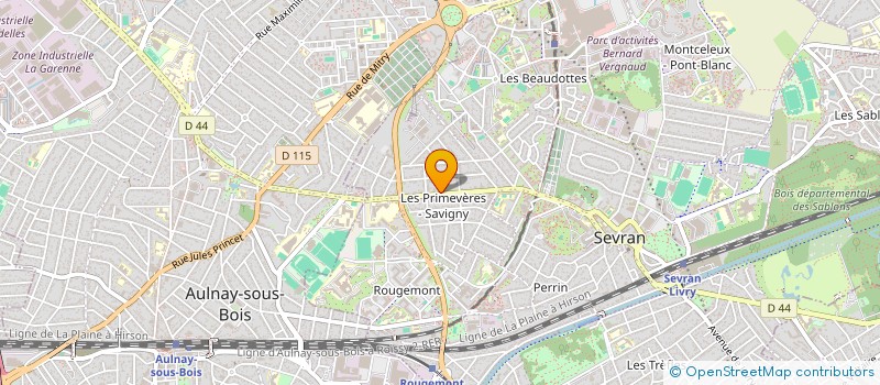 localisation de l'entreprise SOCIETE DE LAVAGE AUTO à SEVRAN
