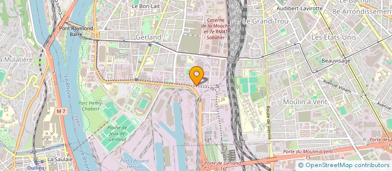 localisation de l'entreprise SOCIETE DE LAVAGE MECANISE SLM SA  LYON