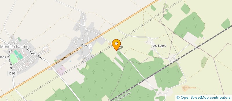 localisation de l'entreprise SOCIETE DE LEVAGE ET DE MONTAGE à MONTIERCHAUME