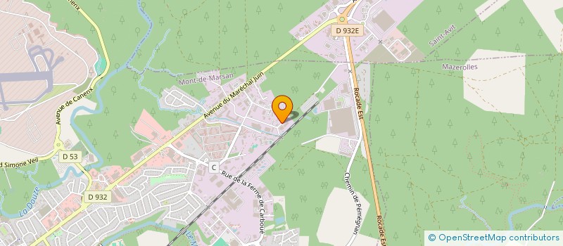 localisation de l'entreprise SOCIETE DE LOCATION ET DE SERVICES  MONT-DE-MARSAN