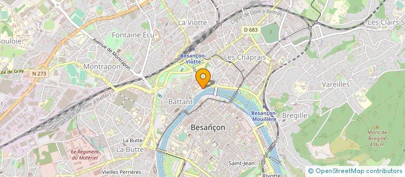 localisation de l'entreprise SOCIETE DE LOCATION FRANC COMTOISE à BESANCON
