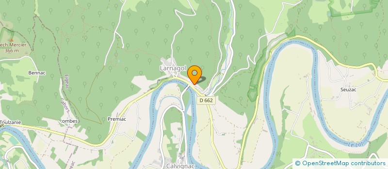 localisation de l'entreprise SOCIETE DE LOISIRS DU CENTRE  LARNAGOL