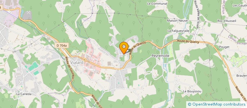 localisation de l'entreprise SOCIETE DE LOISIRS MONDAMERT  CARSAC-AILLAC