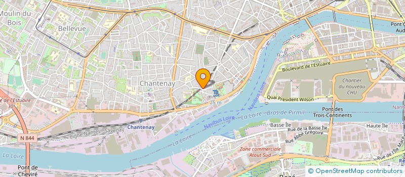 localisation de l'entreprise SOCIETE DE LUSANCAY à NANTES