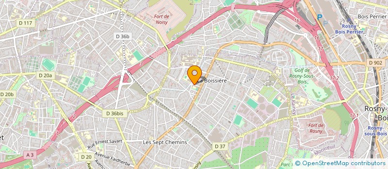 localisation de l'entreprise SOCIETE DE MACONNERIE CARLOS LOURENCO à MONTREUIL