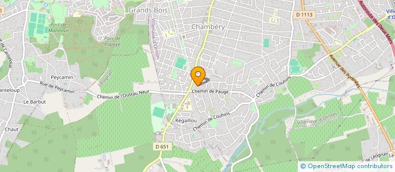 localisation de l'entreprise SOCIETE DE MACONNERIE DU SUD OUEST  VILLENAVE-D'ORNON