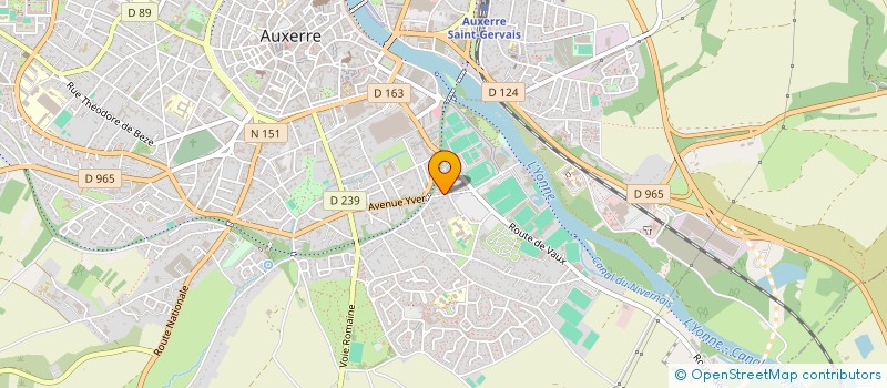 localisation de l'entreprise SOCIETE DE MACONNERIE ET DE SERVICES à AUXERRE
