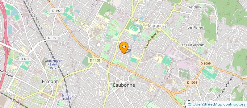 localisation de l'entreprise SOCIETE DE MACONNERIE GENERALE à EAUBONNE